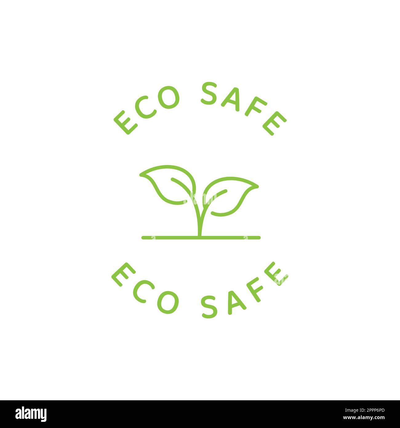 Eco safe vector label Stock Vector Image & Art Alamy