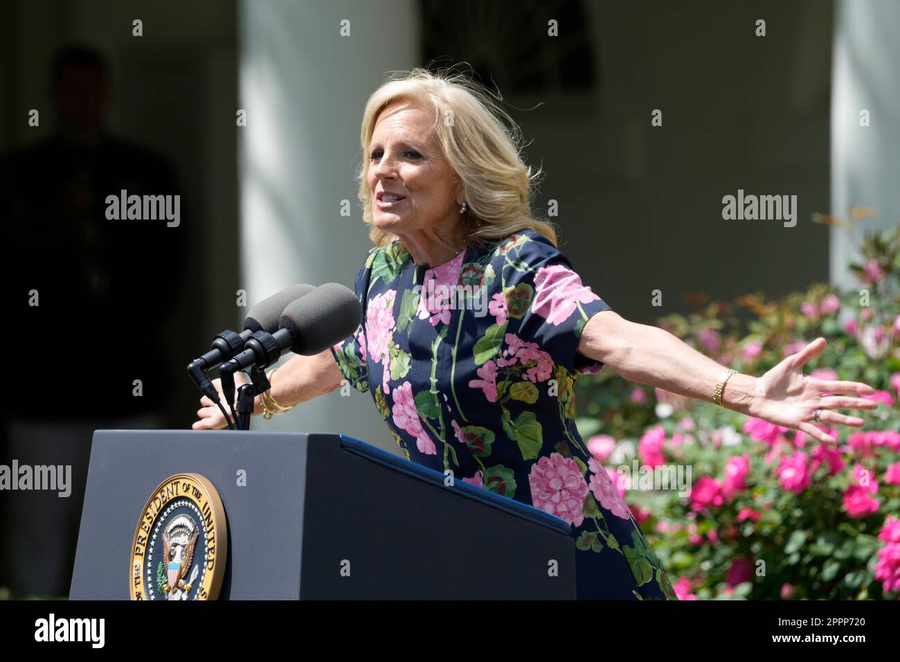 First Lady Jill Biden Speaks During A Ceremony Honoring The Council Of ...