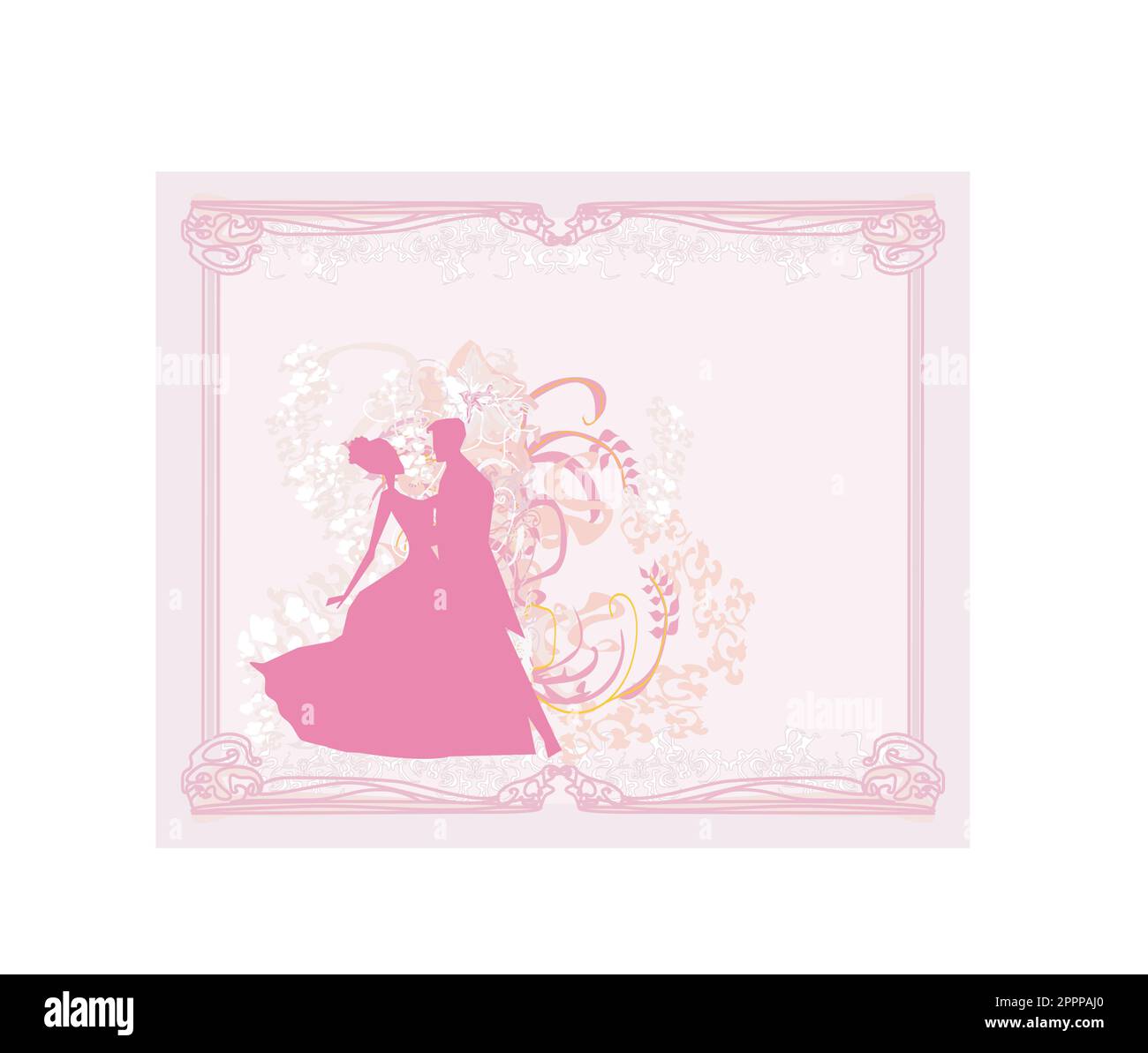wedding dancing couple background Stock Vector Image & Art - Alamy