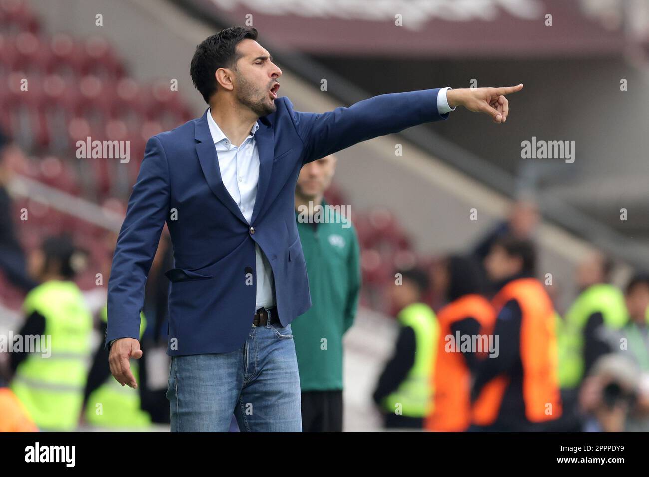 Rijeka, Croatia. 24th May, 2023. Players of Hajduk Split celebrate