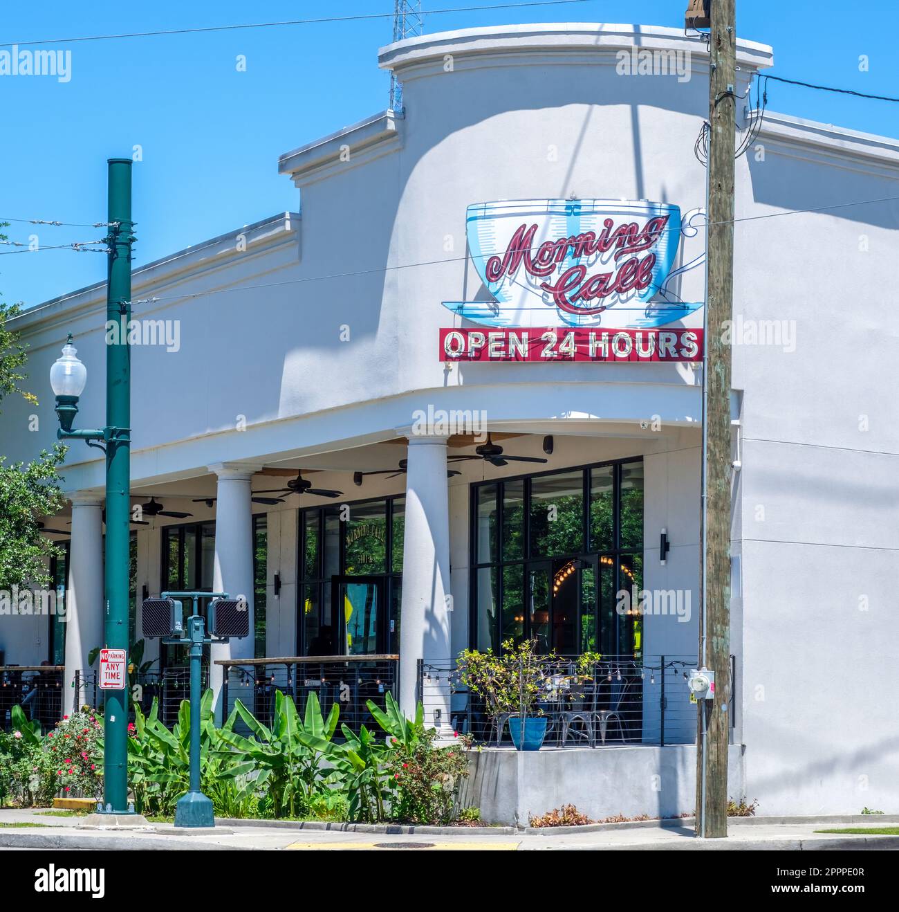 NEW ORLEANS, LA, USA APRIL 22, 2023 Morning Call Coffee Stand at the