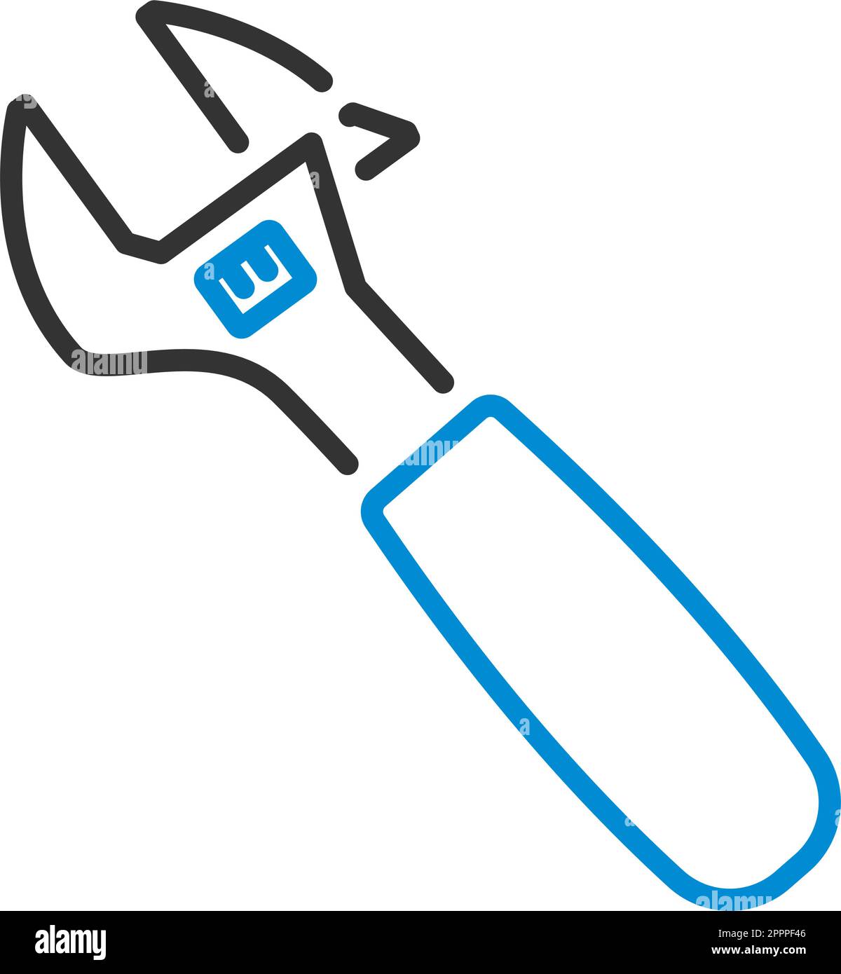 Adjustable Wrench Icon Stock Vector Image & Art Alamy