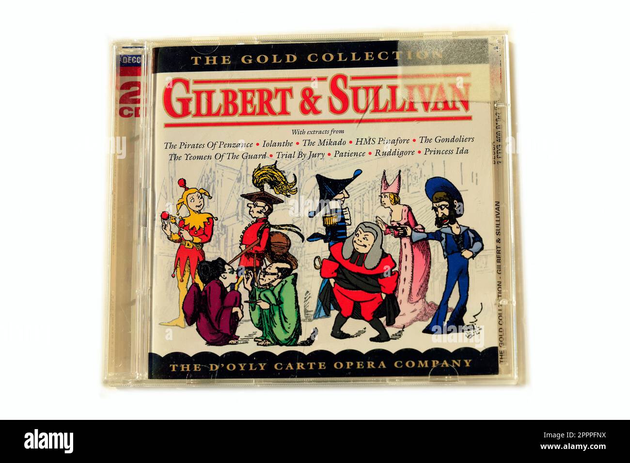 CD - Gilbert and Sullivan - The Gold Collection. The D'Oyly Carte Opera Company Stock Photo