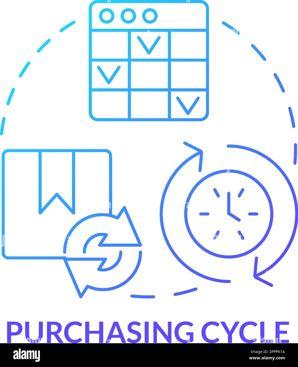 Sourcing purchasing procurement Stock Vector Images - Alamy