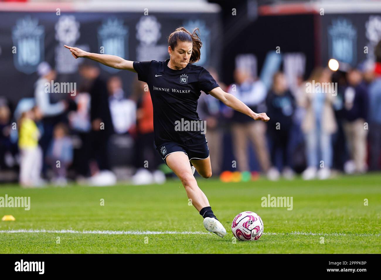 HARRISON, NJ - APRIL 22: Kelly O'Hara #5 of NJ/NY Gotham FC during