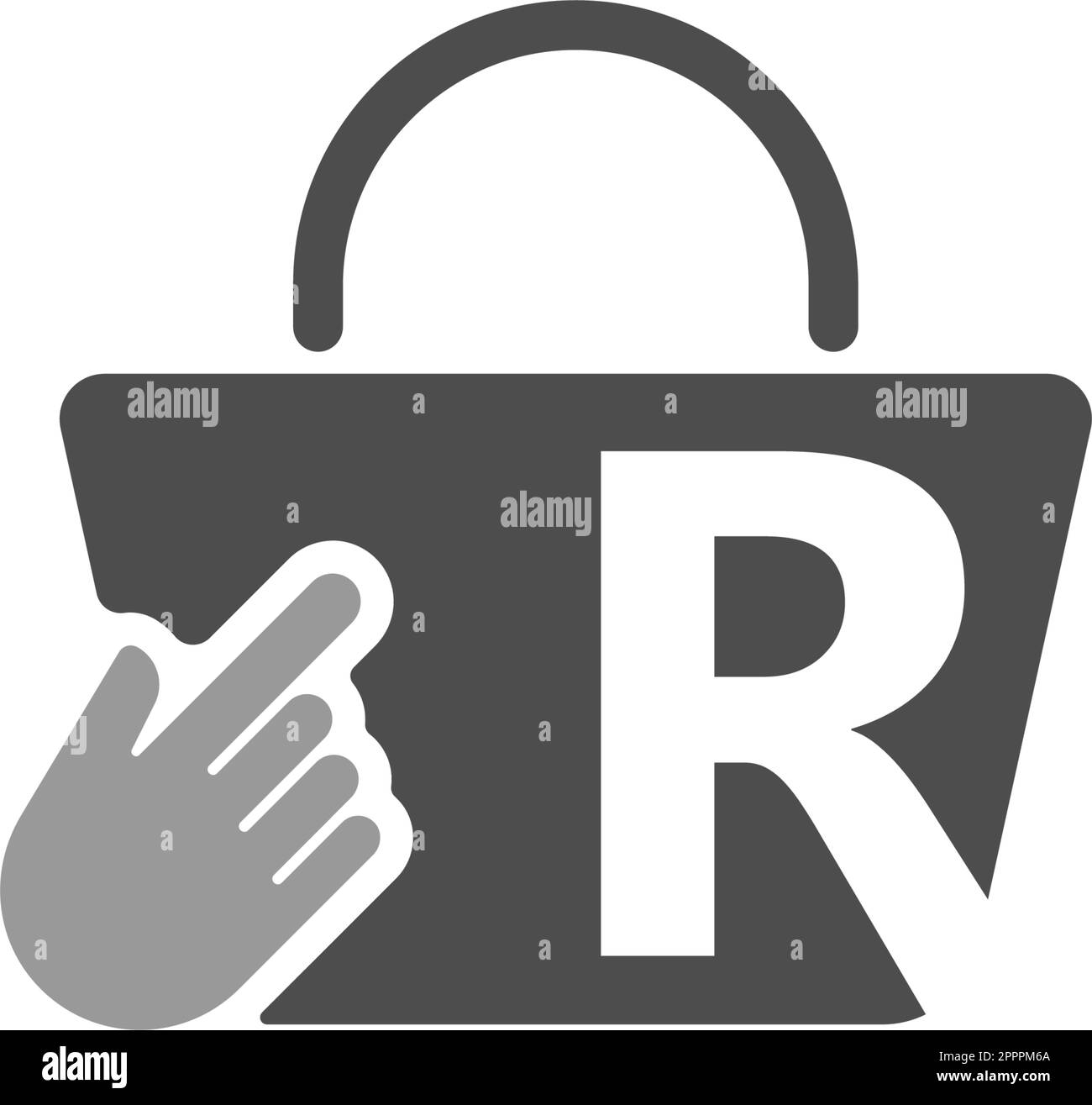 Letter r uppercase Black and White Stock Photos & Images - Alamy