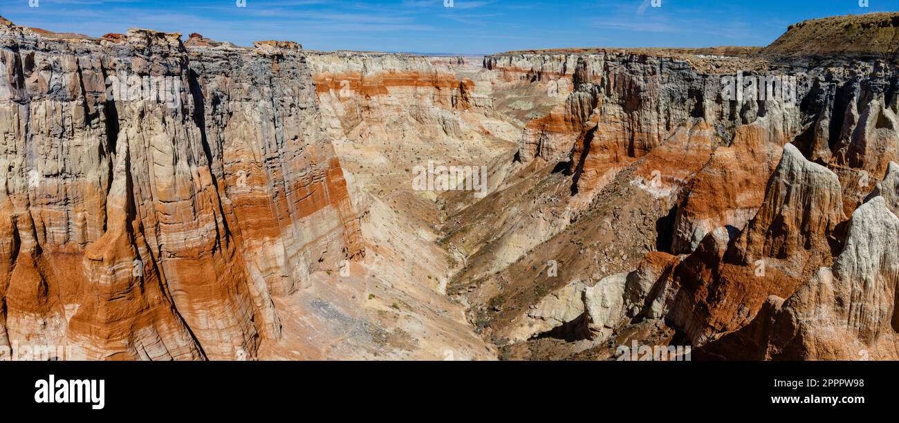 Curated visual reference: Gallery Detail: Photograph Of Coalmine Canyon An Area Of Eroded Clay Hoodoos