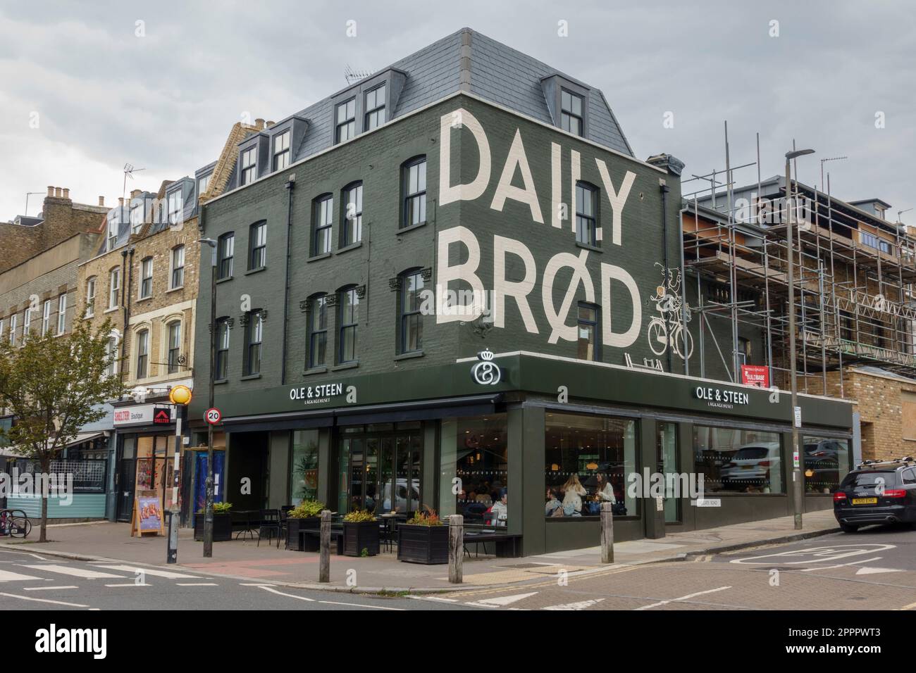 The Ole & Steen all-day bakery on Northcote Road, Clapham, SW11, London, UK. Stock Photo