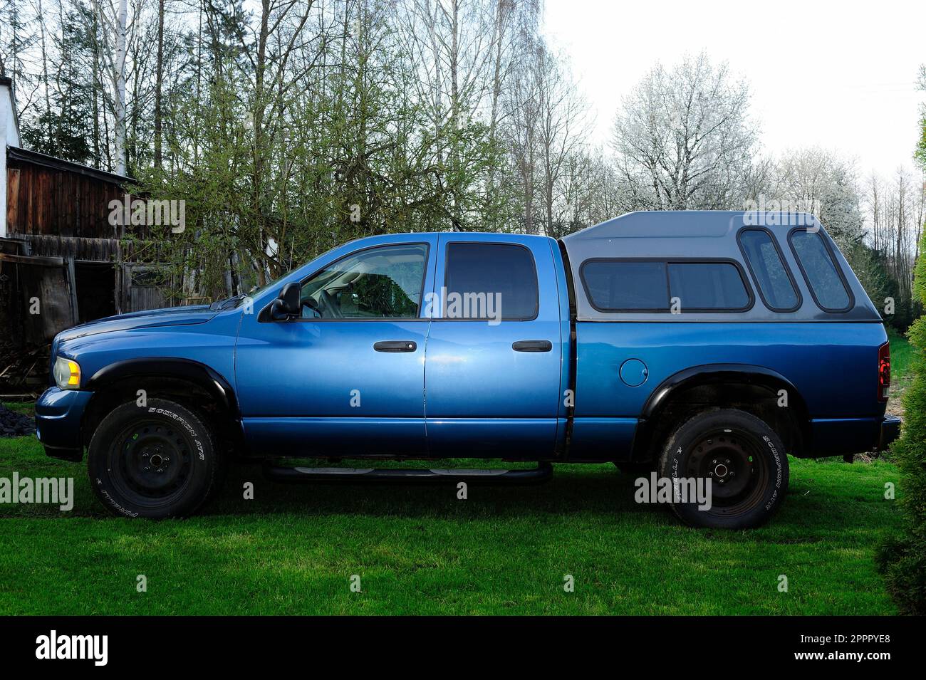 Dodge RAM 1500,car, engine, transport, travel,photo Kazimierz Jurewicz,Dodge RAM 1500 SUV,Dodge Ram 1500 quad cab 4.7 Magnum V8 4x4 Stock Photo