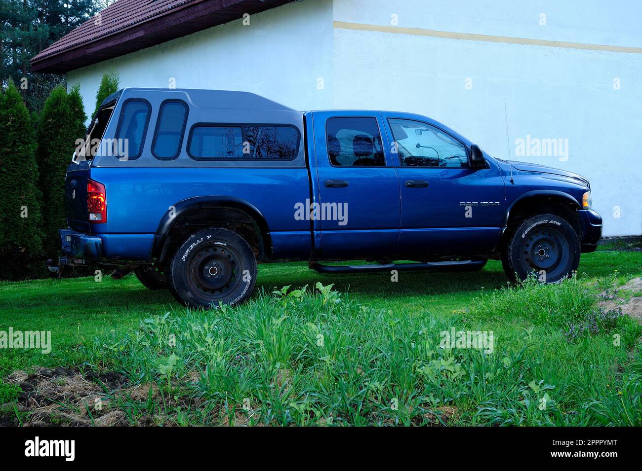 Dodge RAM 1500,car, engine, transport, travel,photo Kazimierz Jurewicz,Dodge RAM 1500 SUV,Dodge Ram 1500 quad cab 4.7 Magnum V8 4x4 Stock Photo