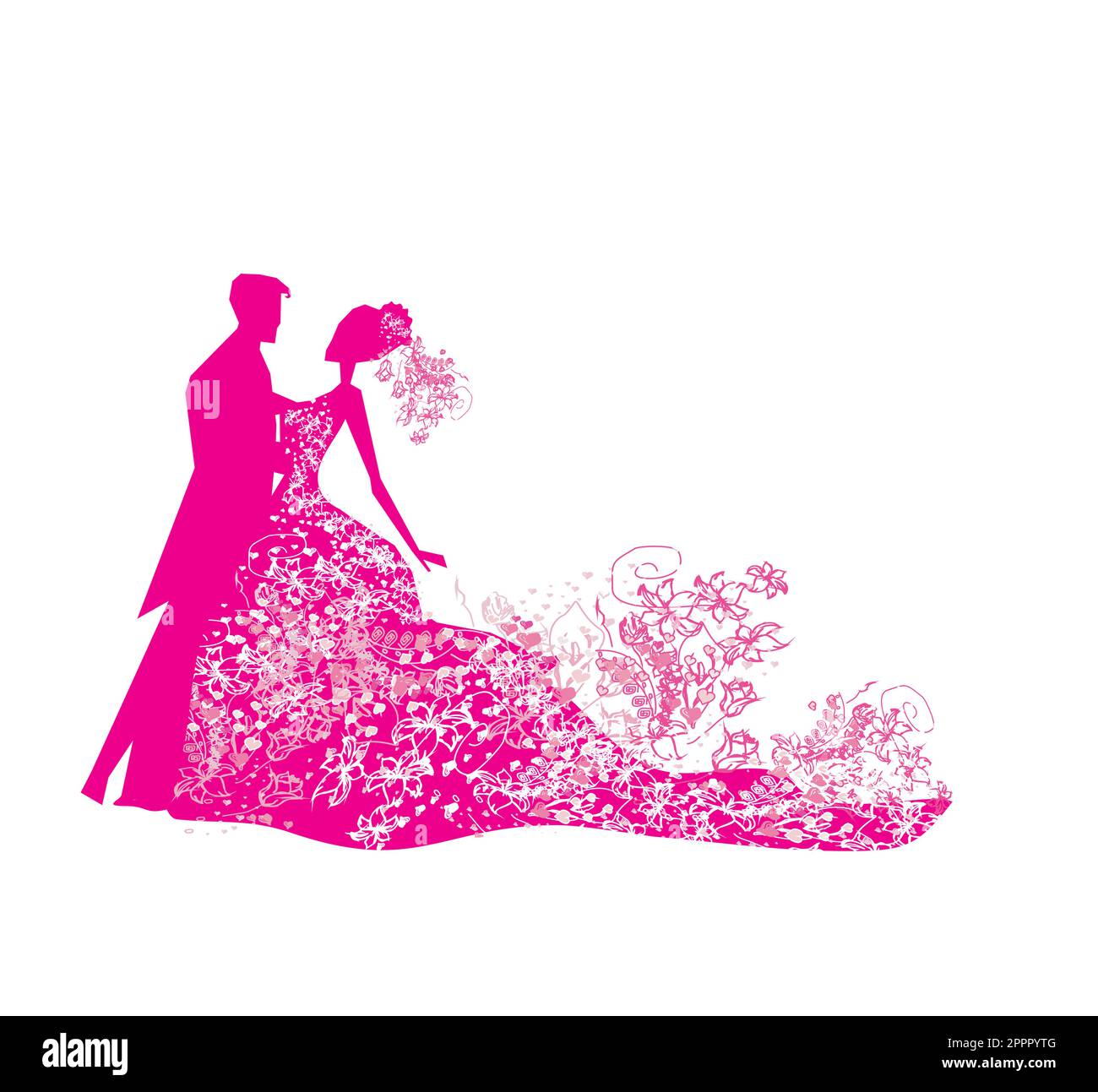 wedding dancing couple background Stock Vector Image & Art - Alamy