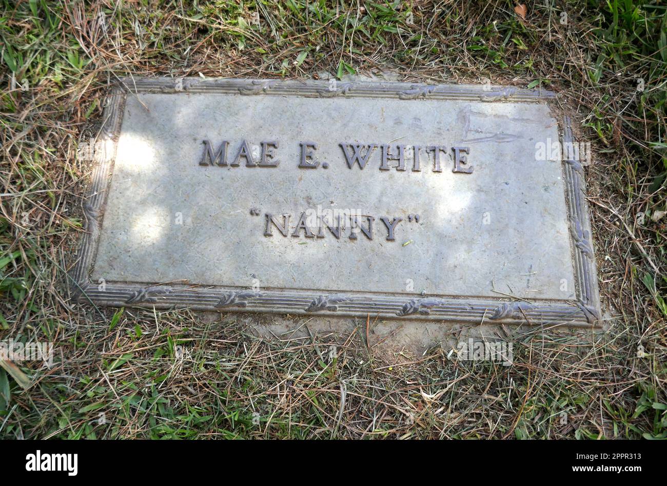 Los Angeles, California, USA 20th April 2023 Carol Grandmother Mae E. White Grave in