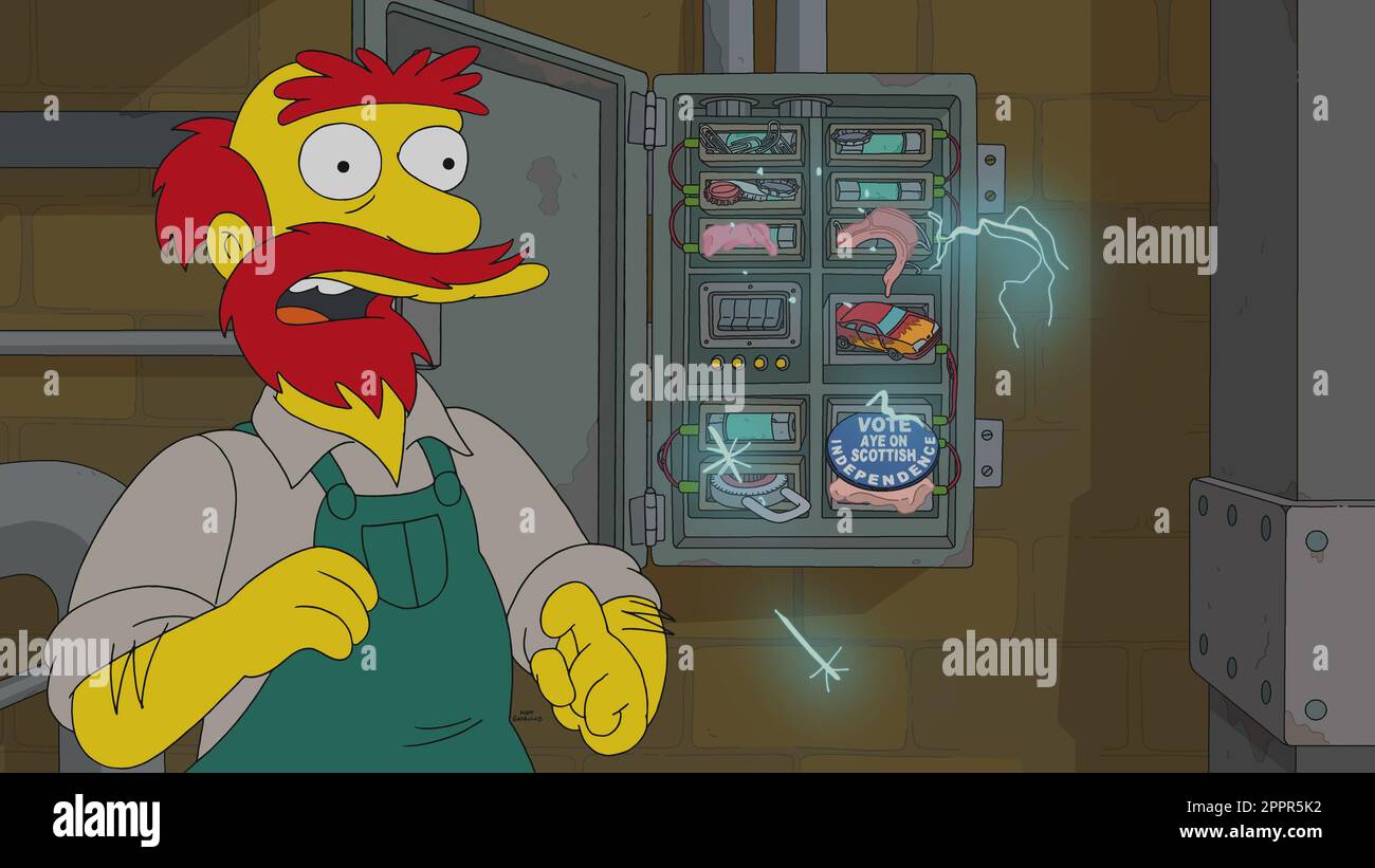 THE SIMPSONS, Groundskeeper Willie (voice Dan Hostile