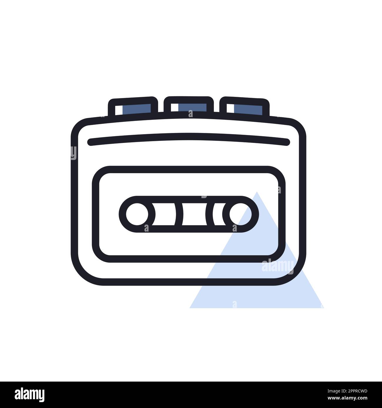 Cassette player vector flat icon Stock Vector Image & Art - Alamy