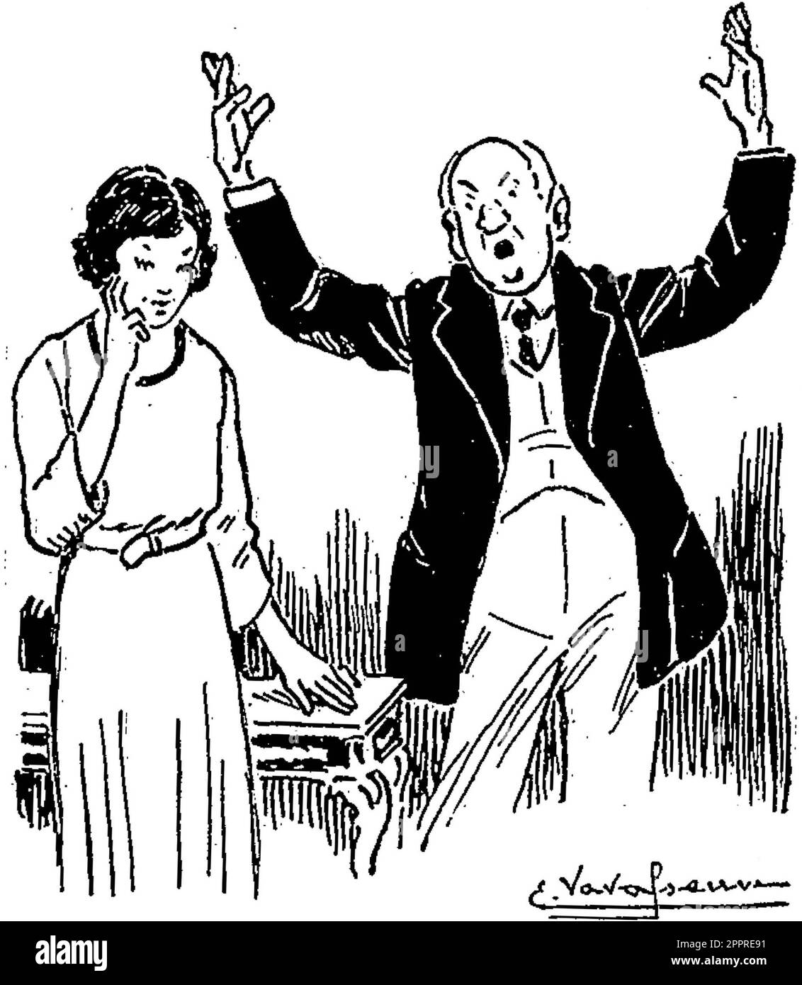 Characters - couples Stock Photo - Alamy