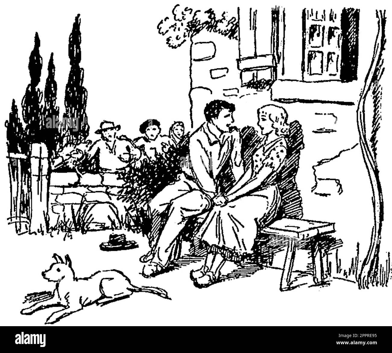 Characters - couples Stock Photo - Alamy