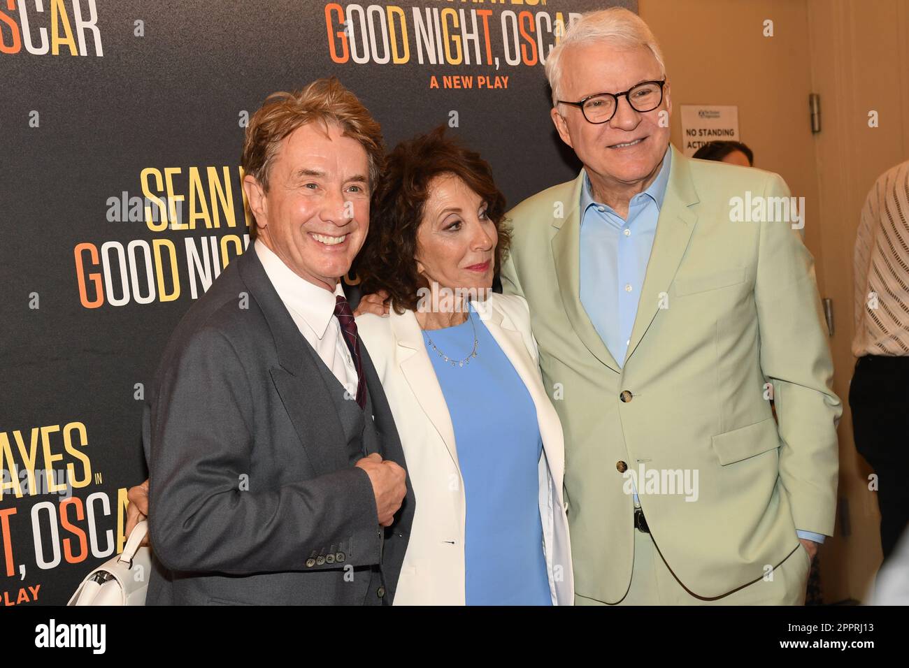 New York USA 24th Apr 2023 Martin Short Andrea Martin And Steve New York Usa 24th Apr 2023 Martin Short Andrea Martin And Steve Martin Attend The Good Night Oscar Broadway Opening Night At The Belasco Theatre In New York Ny On April 24 2023 Photo By Efren Landaossipa Usa Credit Sipa Usaalamy Live News 2PPRJ13