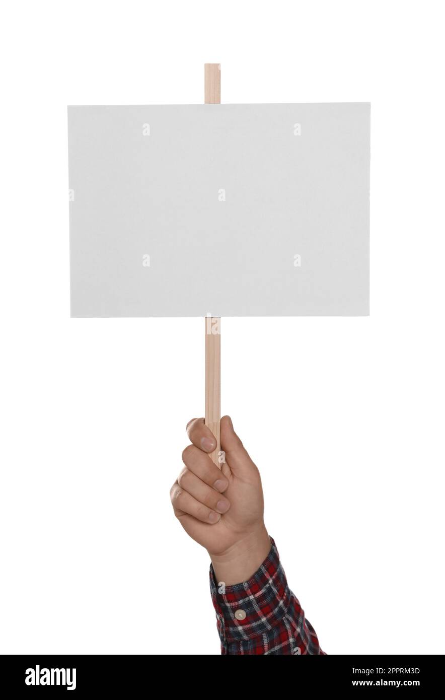Protest Sign Sticks Wooden stick protest sign hi-res stock photography and images - Alamy