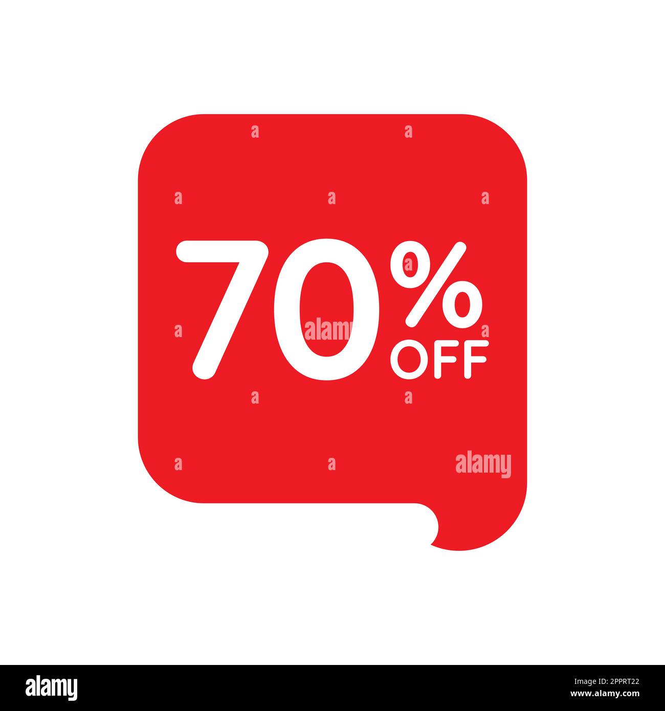 Sticker 70 percent off icon Stock Vector Images - Alamy