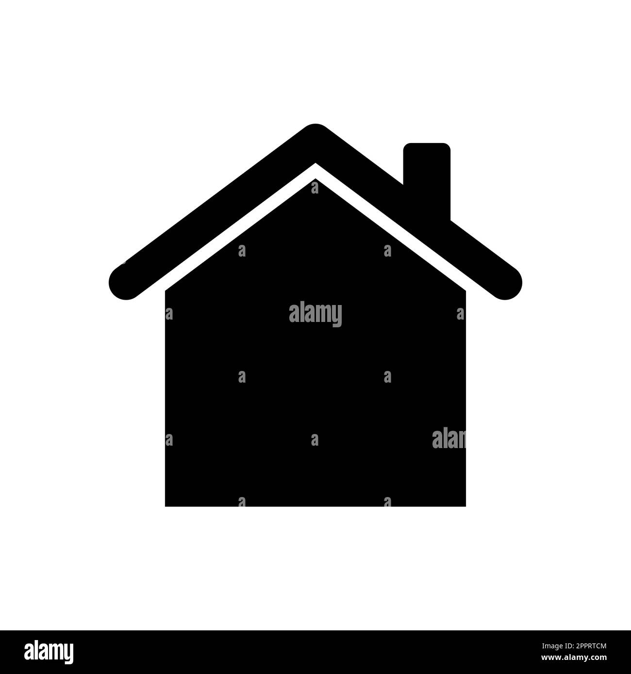 Black house icon hi-res stock photography and images - Alamy