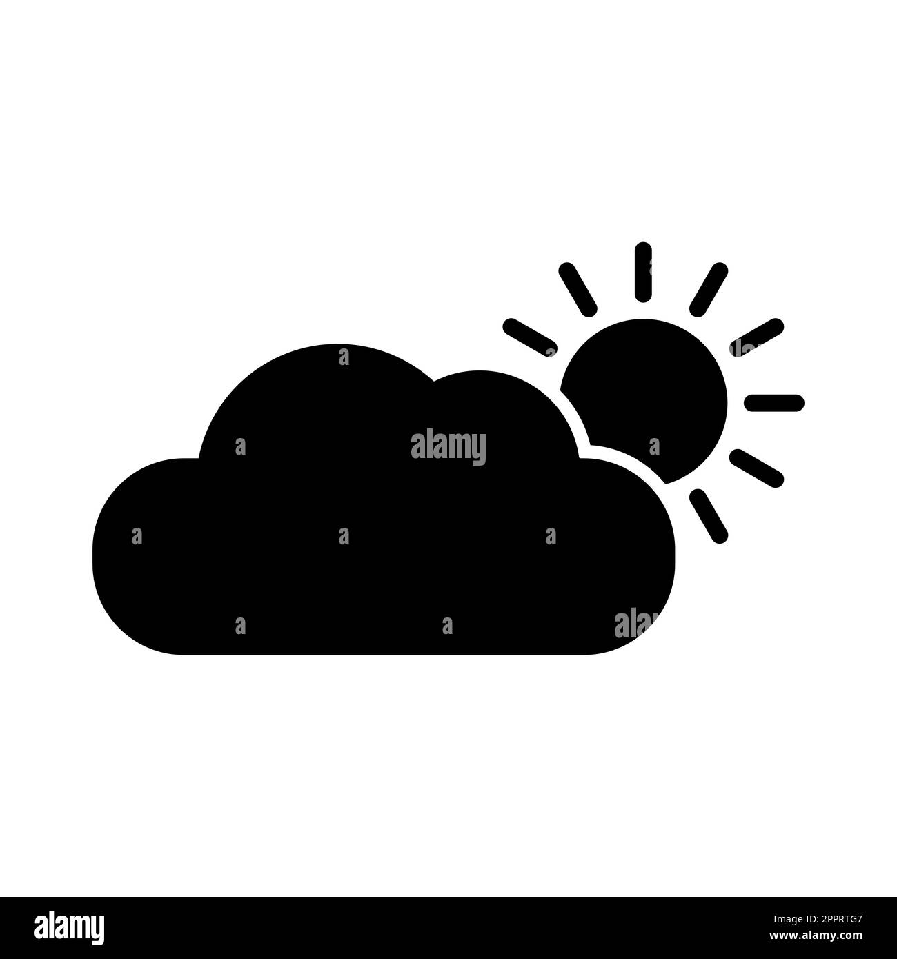 Cloudy weather rain on forecast Black and White Stock Photos & Images ...