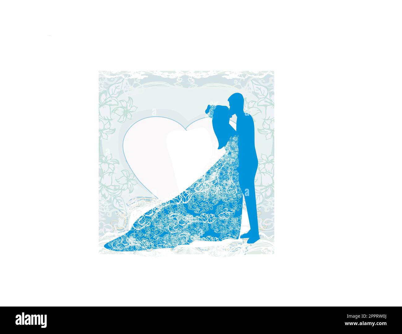 Wedding dancing couple background invitation card Cut Out Stock Images ...