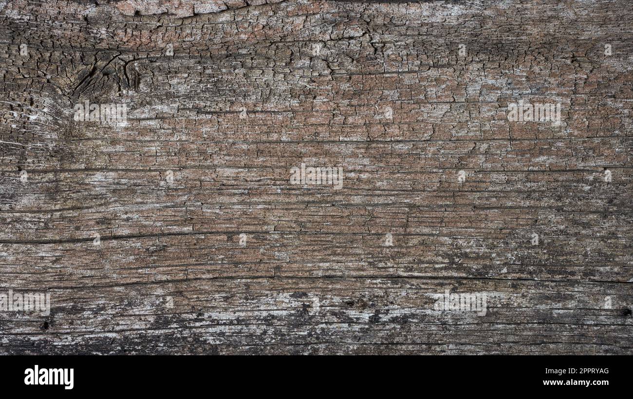 old wood background texture, naturally weathered and eroded by time wooden surface for photography rustic backdrop with cracks, brownish tone Stock Photo