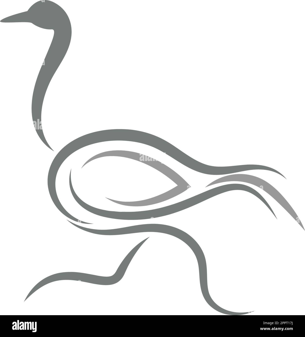 Ostrich icon logo design illustration Stock Vector Image & Art - Alamy