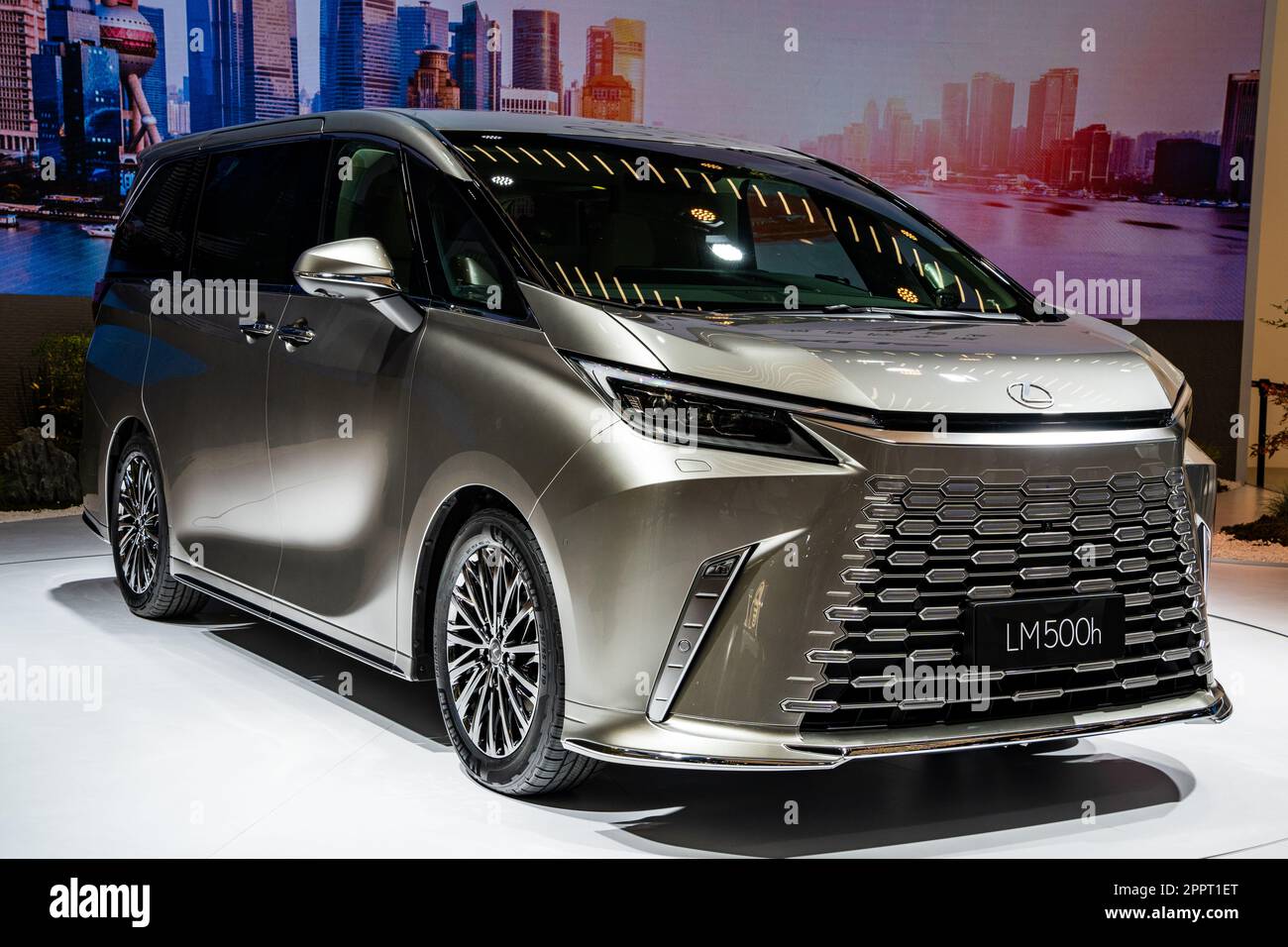 Lexus LM500h MPV on display at the 2023 Shanghai Auto Show Stock Photo ...