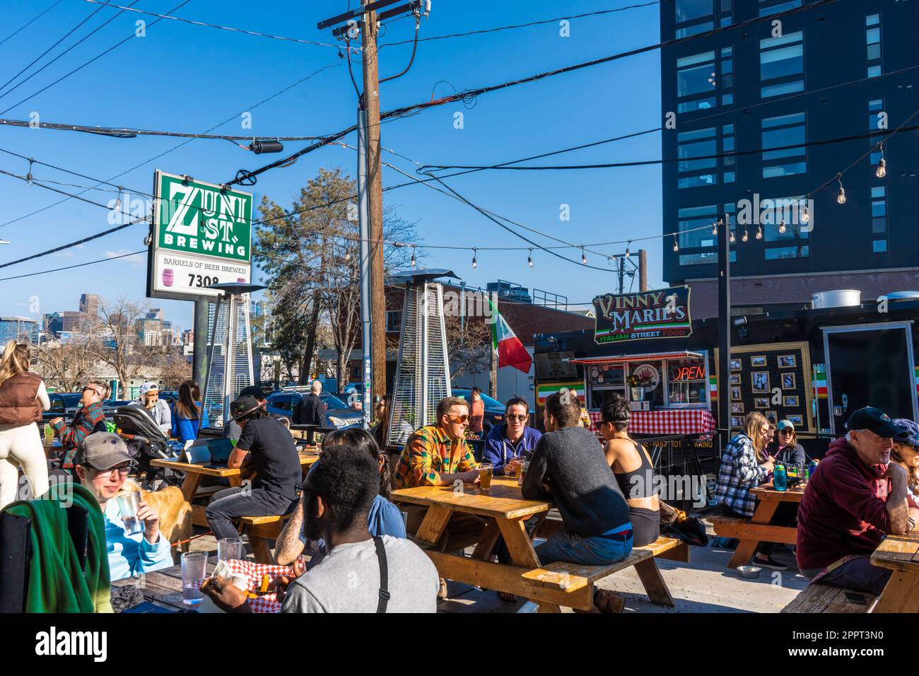 Denver, Colorado, Untied States 4.23.2023 Zuni Street Brewing