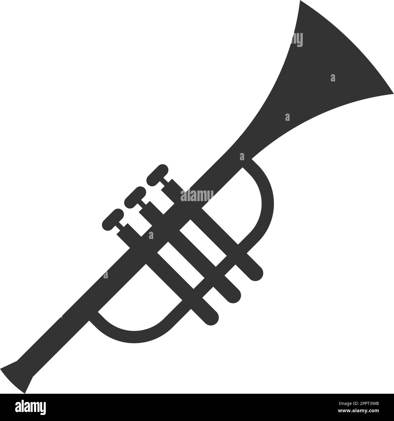 Trumpet logo icon design Stock Vector Image & Art - Alamy