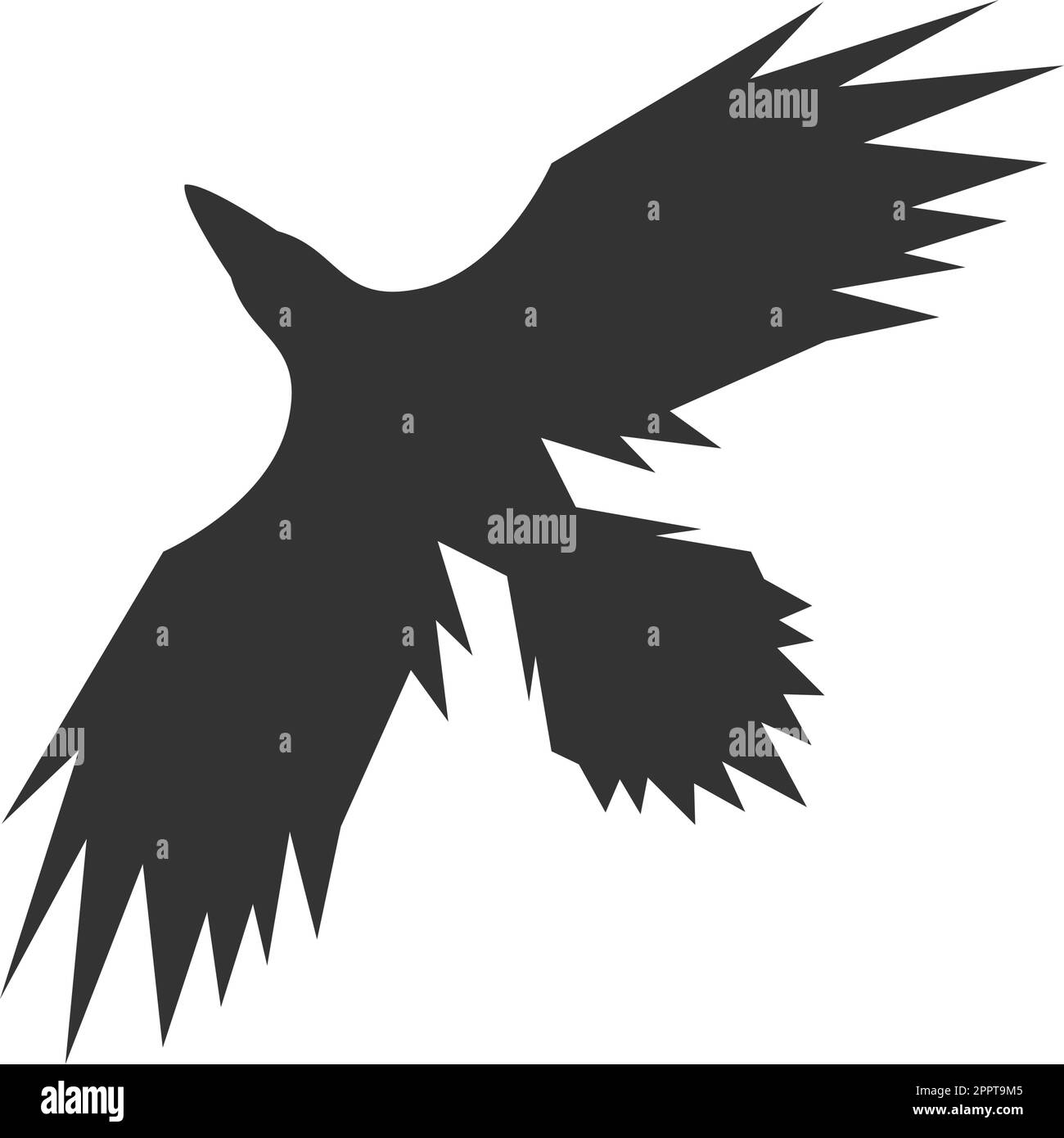 Raven logo icon design illustration Stock Vector Image & Art - Alamy