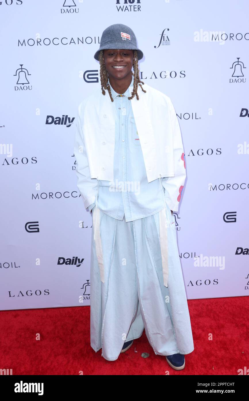 Myles O'Neal attends Daily Front Row's 7th annual Fashion Los Angeles