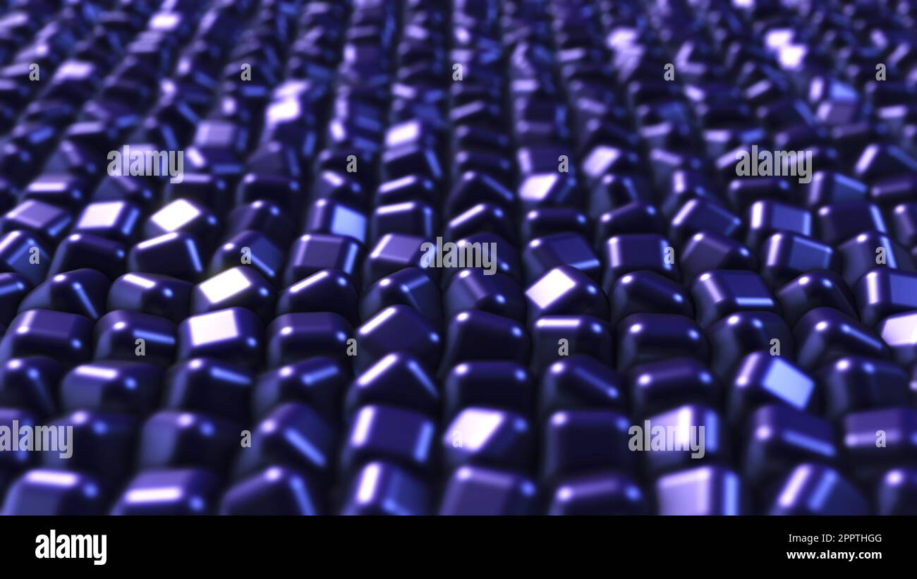 Abstract 3d cubes in grid background Stock Photo - Alamy