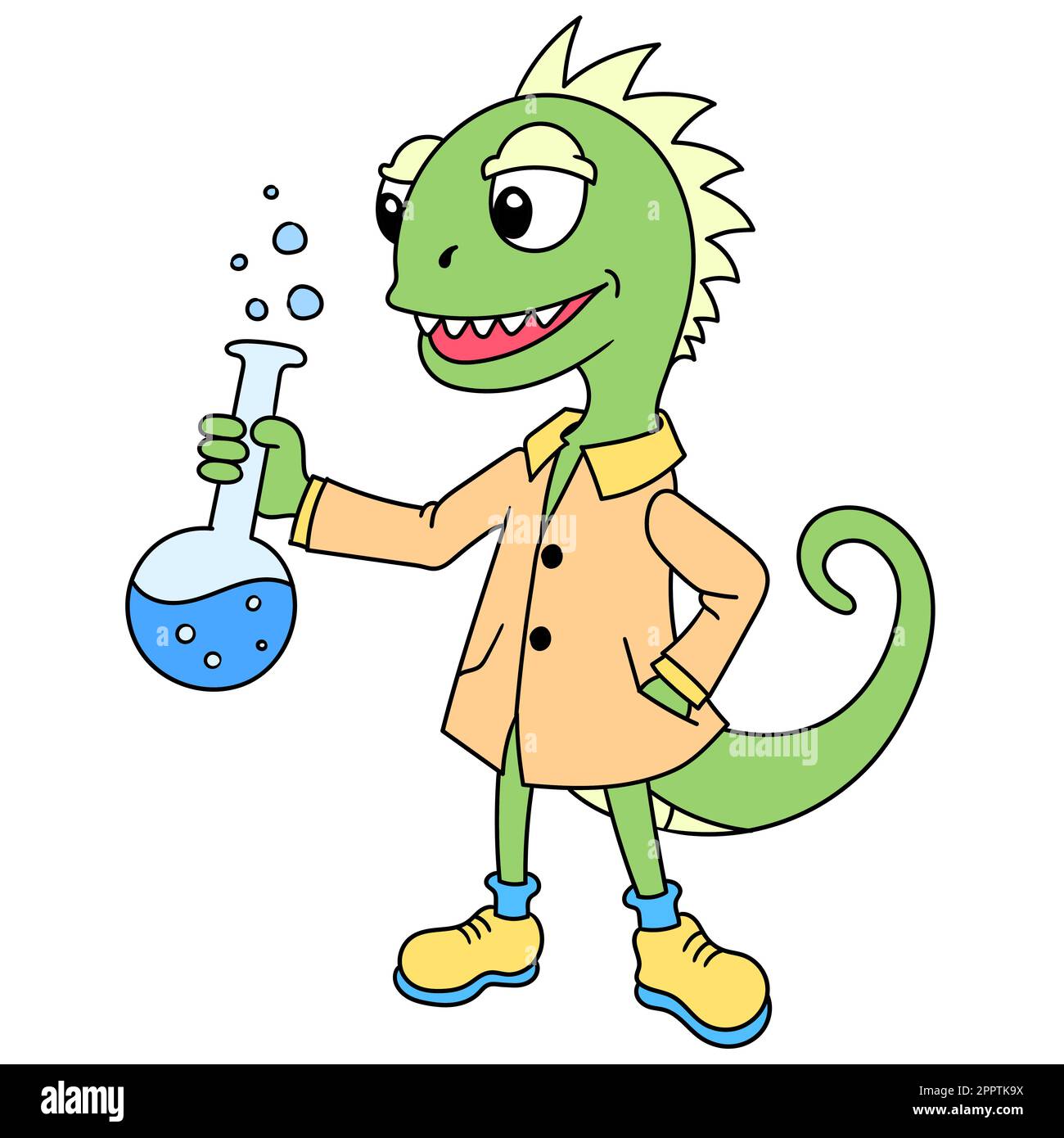 Cartoon professor Cut Out Stock Images & Pictures - Alamy