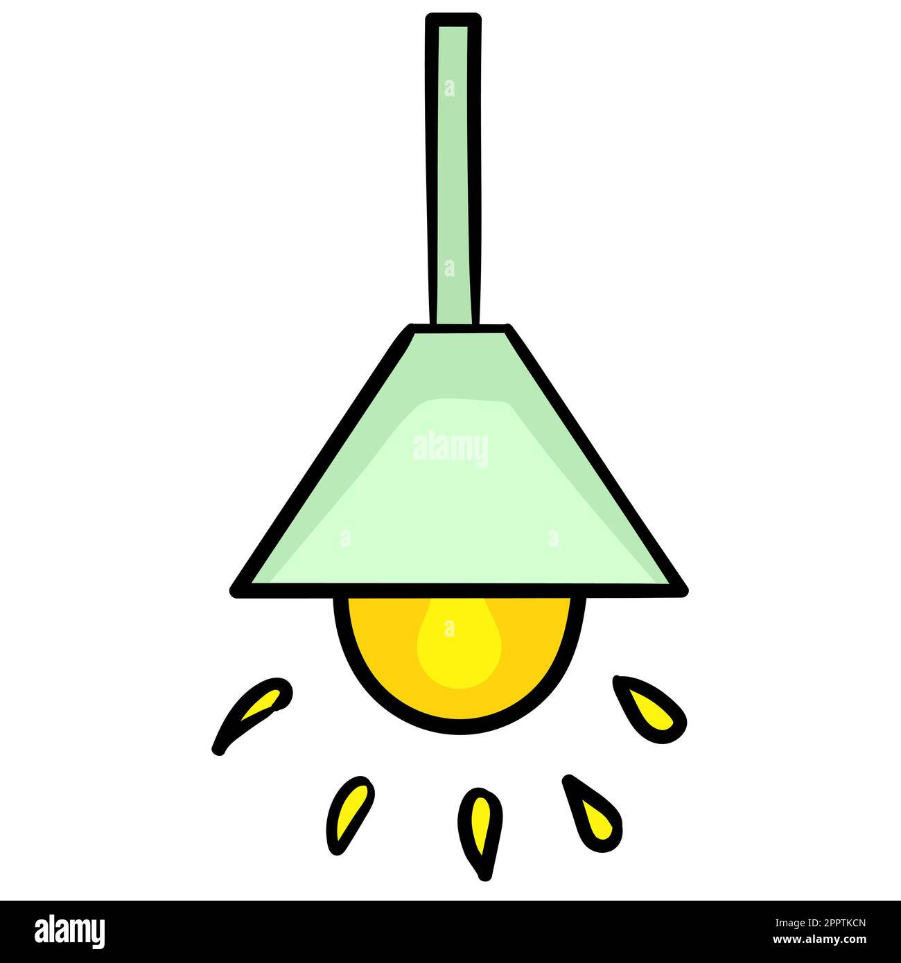bright-incandescent-lamp-doodle-kawaii-doodle-icon-image-stock-vector