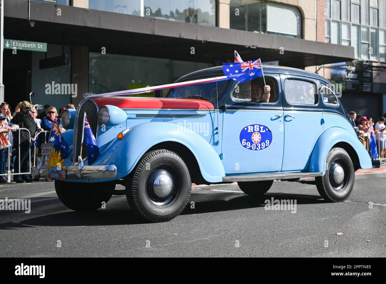 Sydney, Australia. 25th Apr, 2023. ANZAC Day parade on April 25, 2023