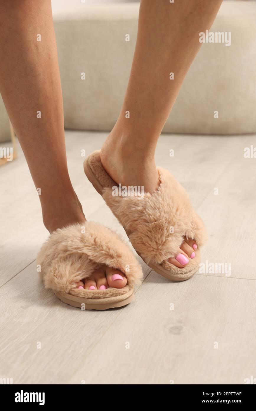 Furry slippers hi res stock photography and images Page 2 Alamy