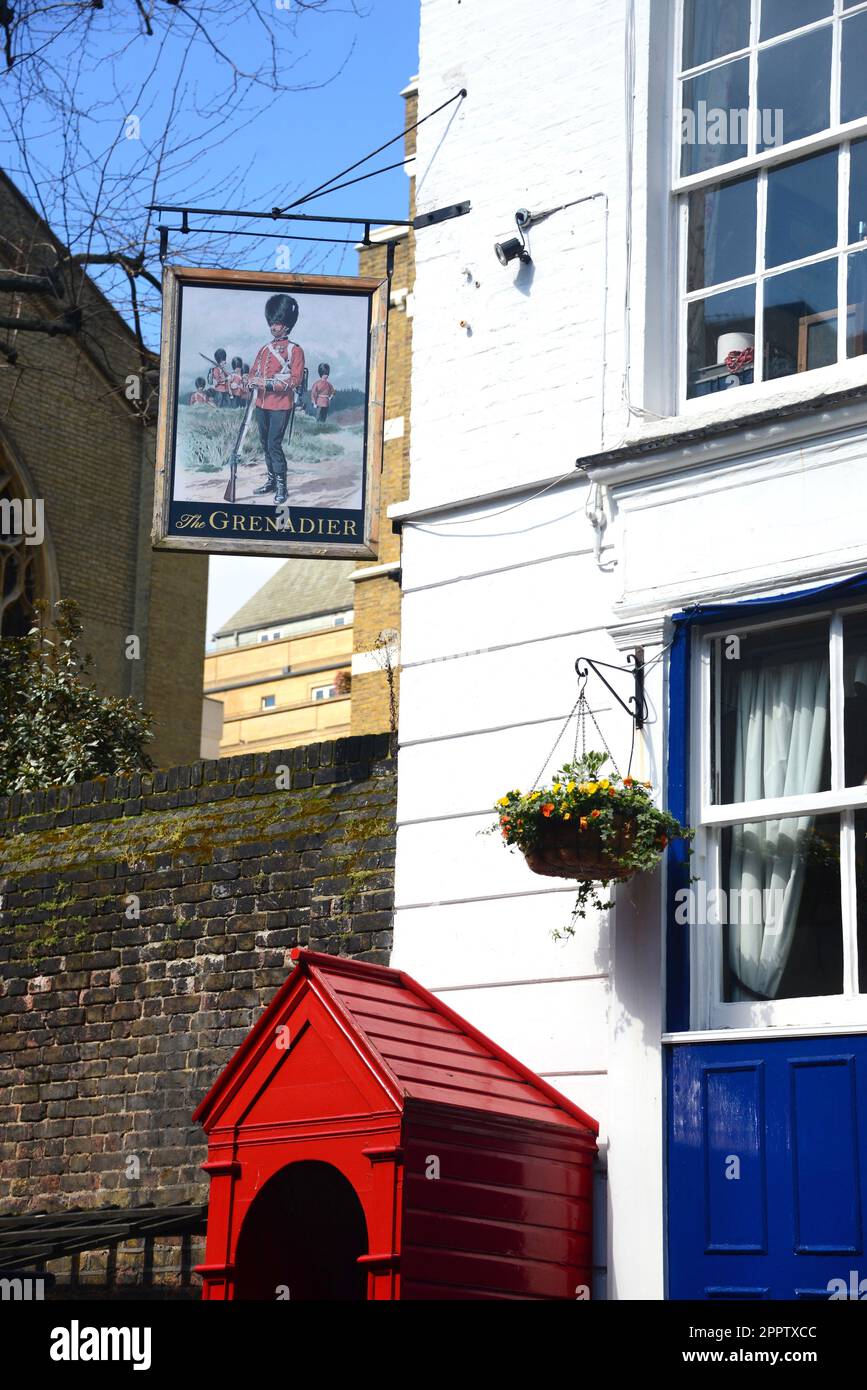 The Grenadier pub, Belgravia, London Stock Photo - Alamy