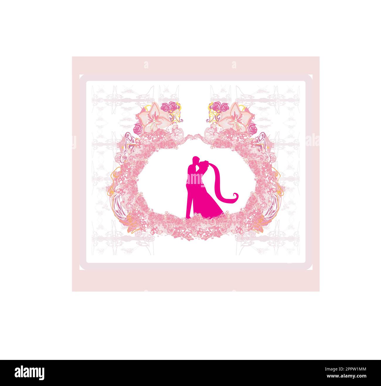 wedding dancing couple background Stock Vector Image & Art - Alamy