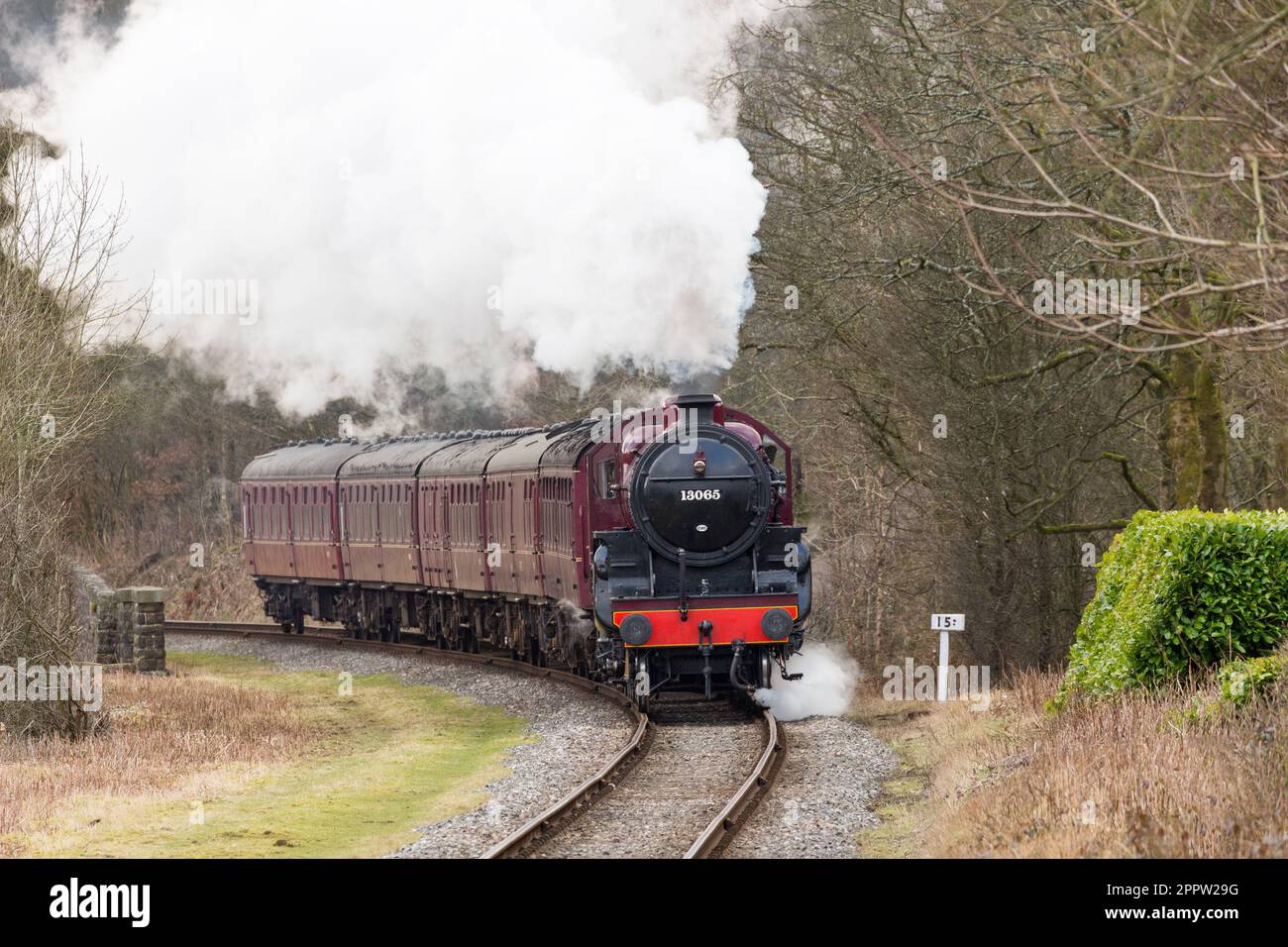 A steam railway gala on the East Lancashire Railway (ELR) Stock Photo