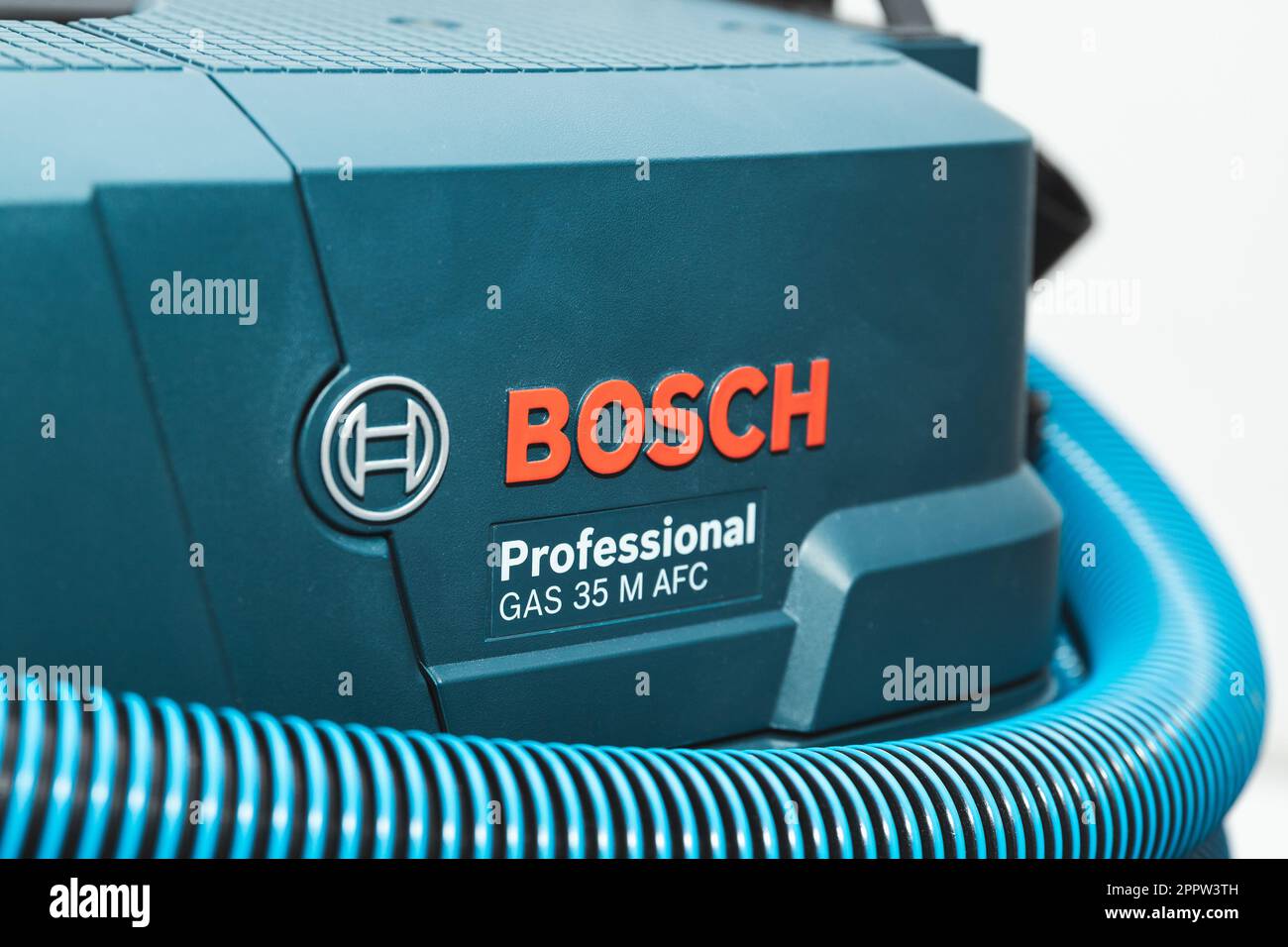 Bosch logo on the Bosch Industrial Vacuum Cleaner Stock Photo Alamy