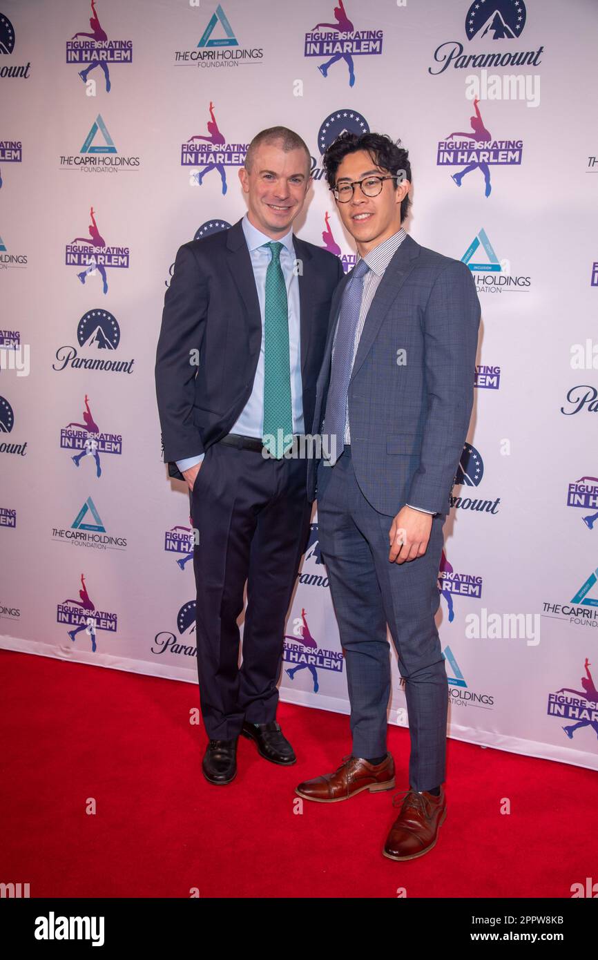 New York, United States. 24th Apr, 2023. Timothy Goebel and Nathan Chen