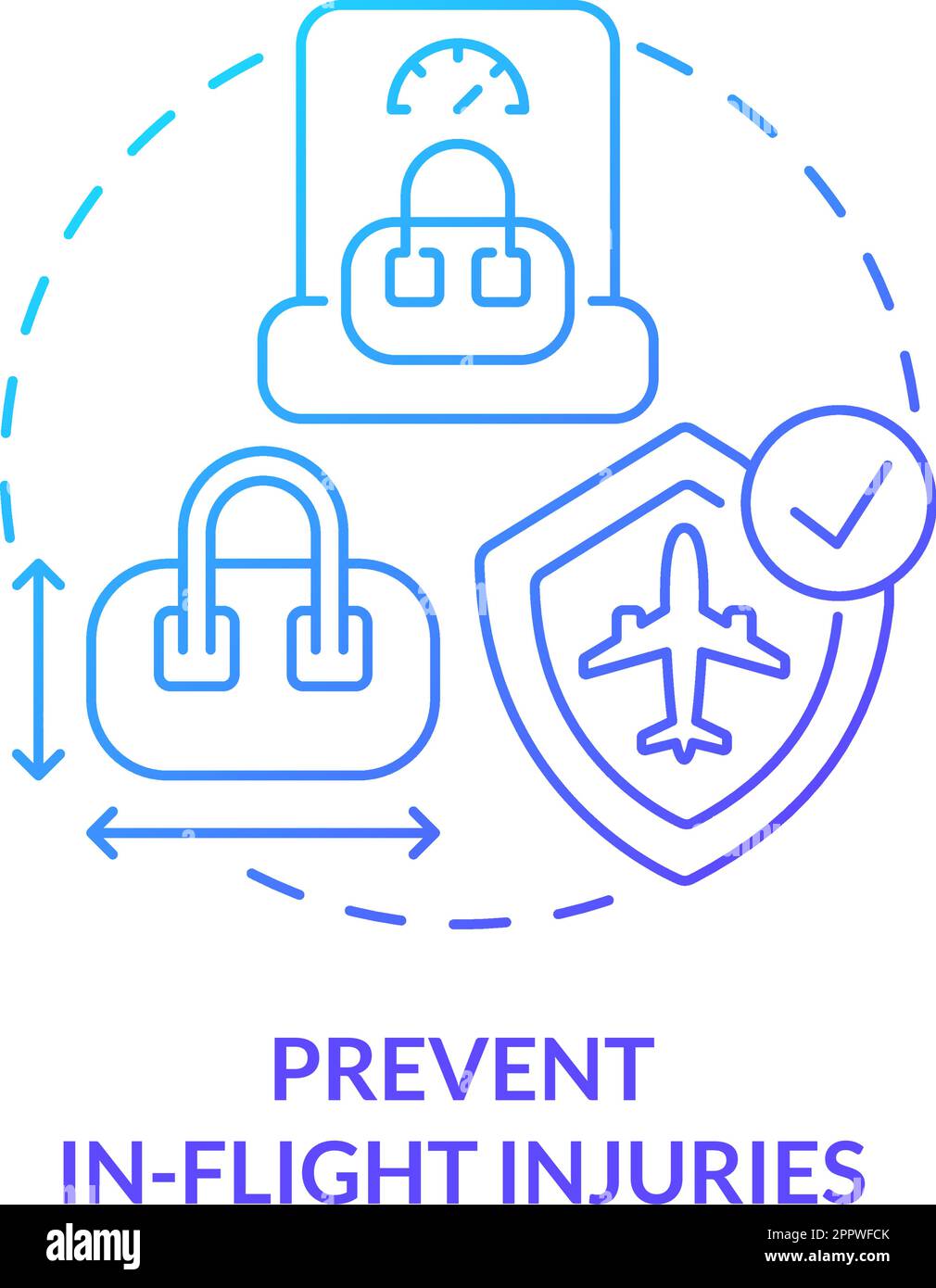 Flight Risk Iconography Airplane turbulence Stock Vector Images - Alamy