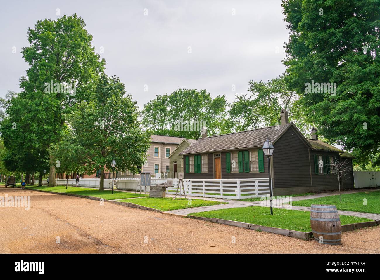 Lincoln Home National Historic Site Stock Photo Alamy