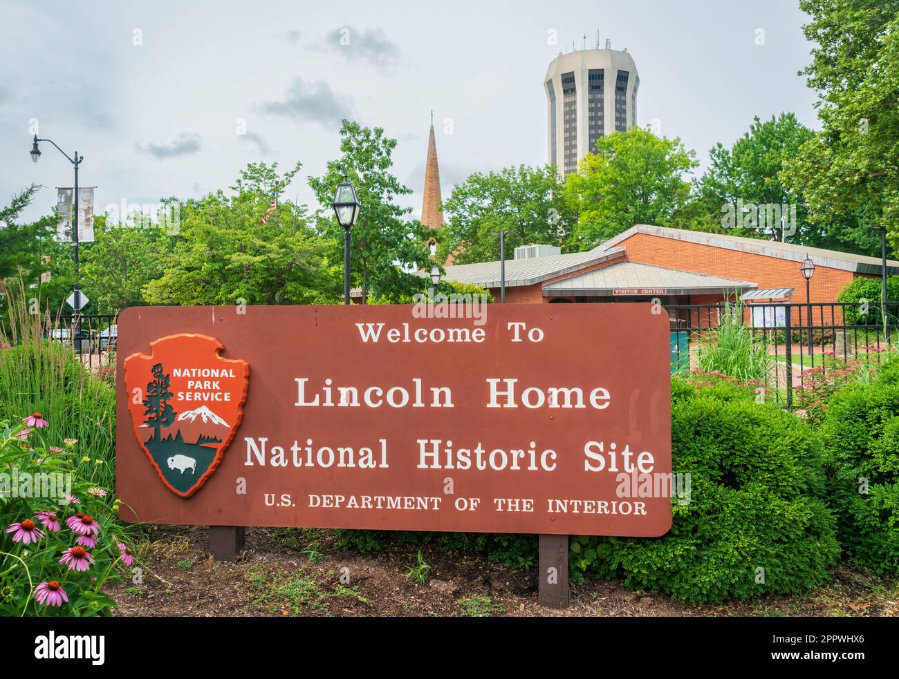 Lincoln Home National Historic Site Stock Photo Alamy