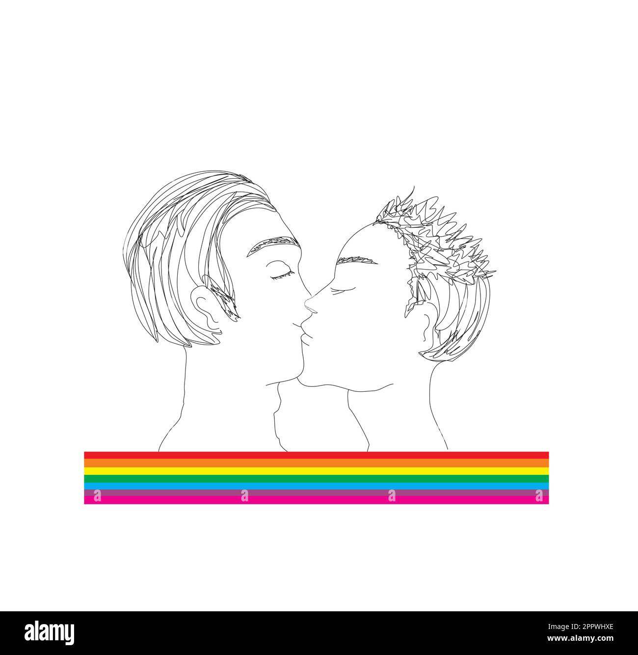 Two Men Kissing Stock Vector Image Art Alamy Two men kissing stock vector image art alamy