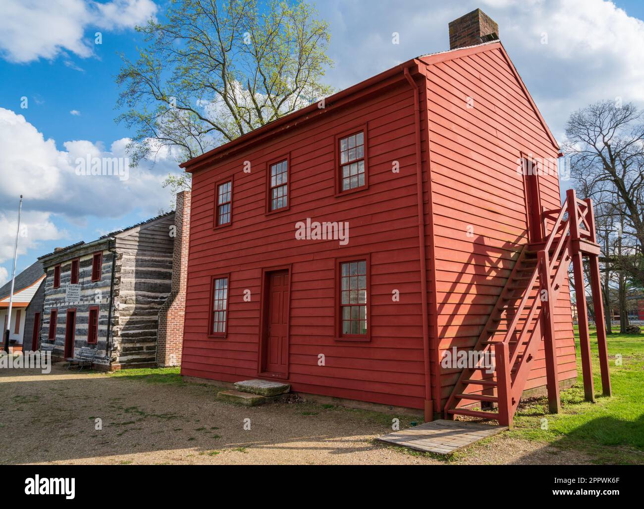 the-vincennes-state-historic-sites-in-indiana-stock-photo-alamy