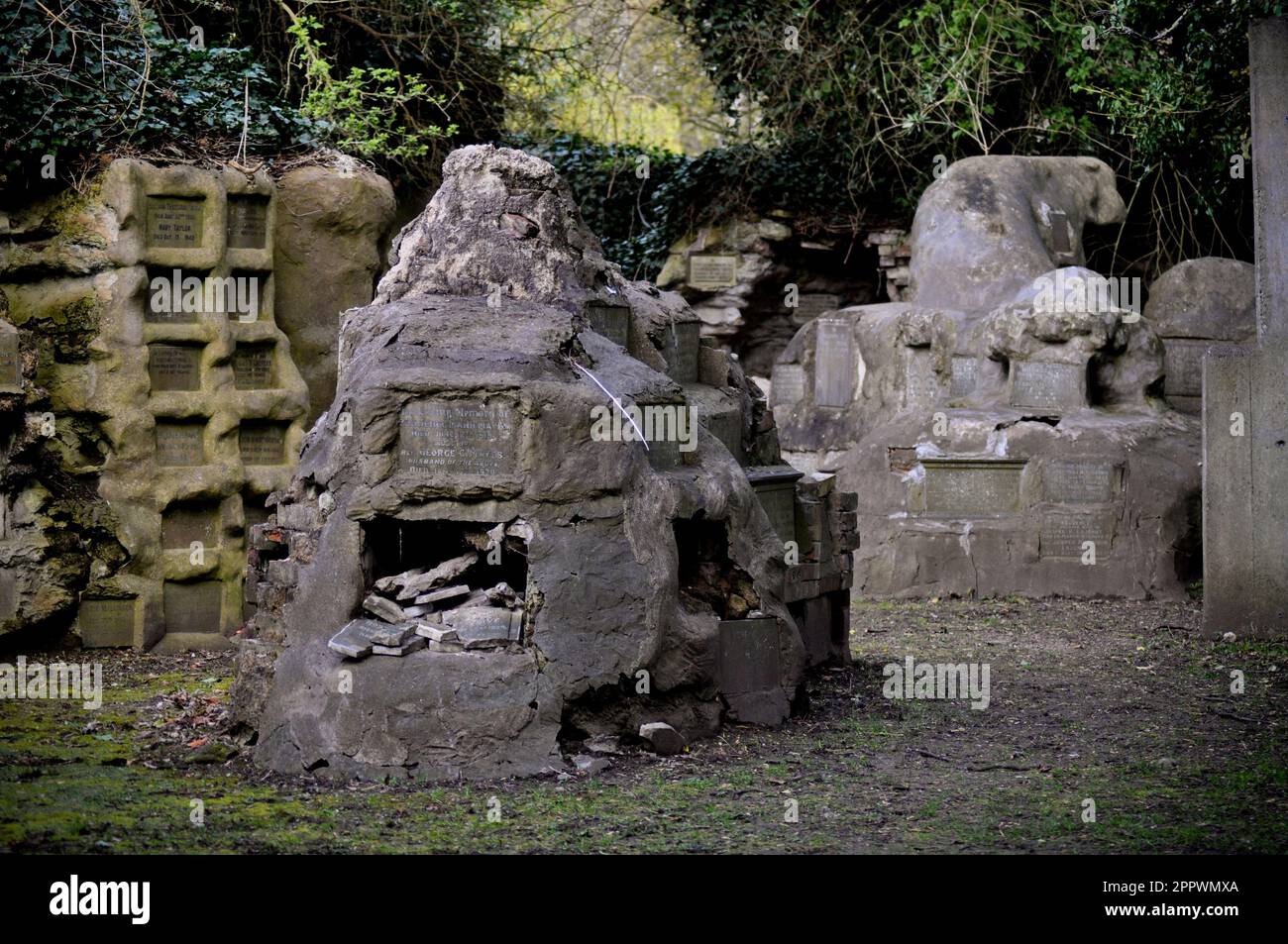 The columbarium at Hedon Road Cemetery, Hull, East Yorkshire England