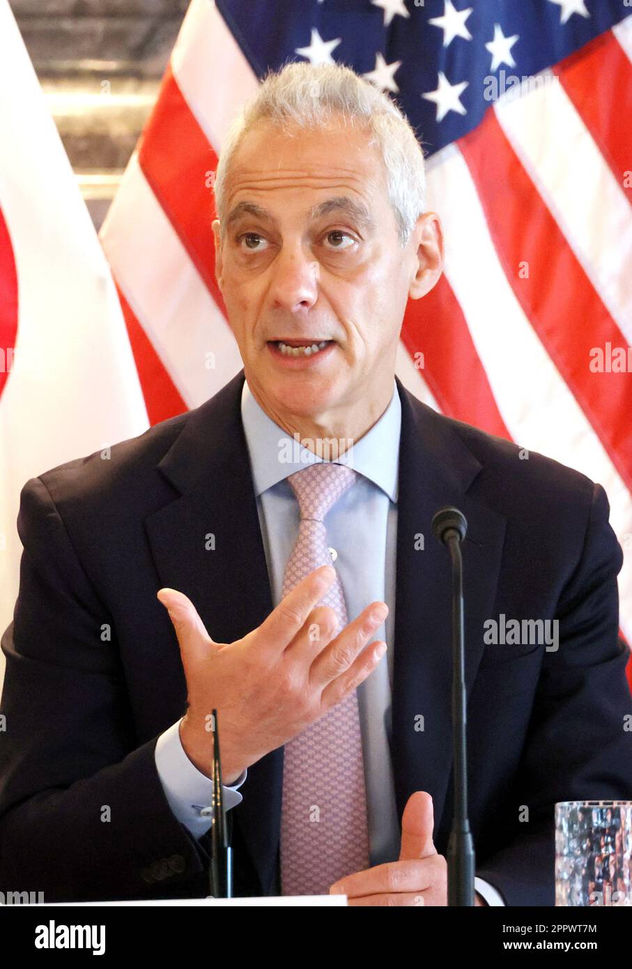 Tokyo, Japan. 25th Apr, 2023. US Ambassador To Japan Rahm Emanuel ...